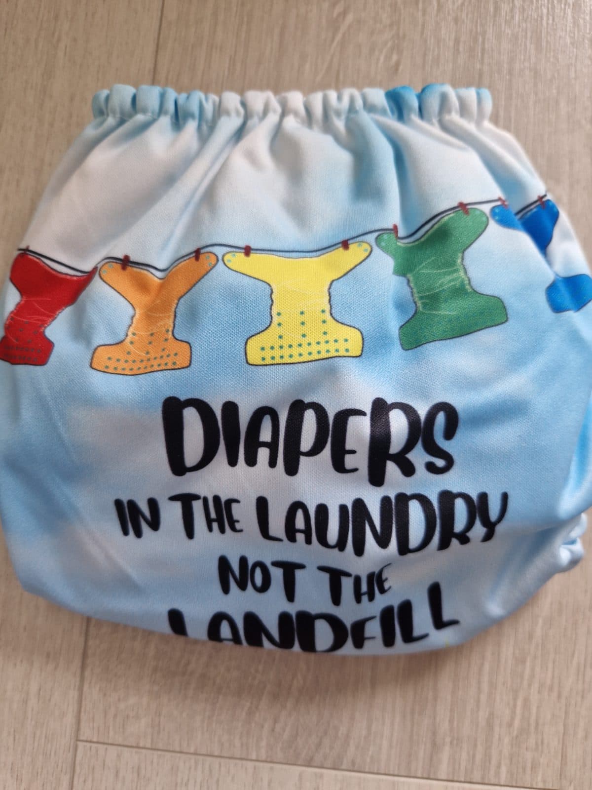 Diapers in the laundry